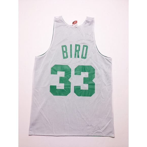 MITCHELL & NESS Boston Celtics Larry Bird Reversible Practice Jersey Small S - Picture 7 of 12